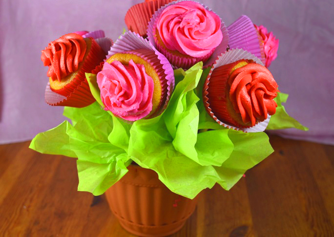 Cupcake Rose Bouquet