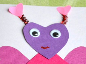 Love Bug Card Craft - Step 12