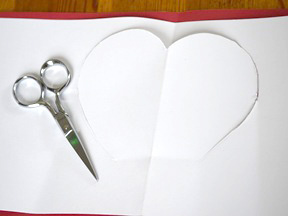 Homemade Heart Pop-Up Card Craft - Step 5