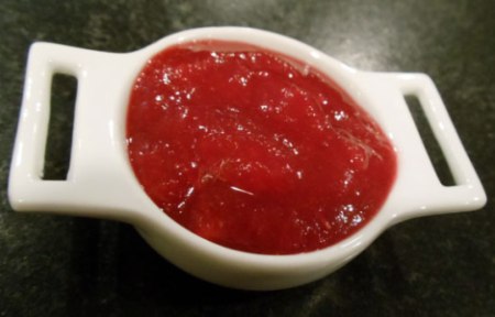Cranberry Apple Sauce Baby Food