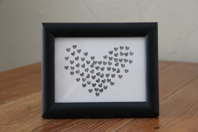DIY Heart Stamp Art