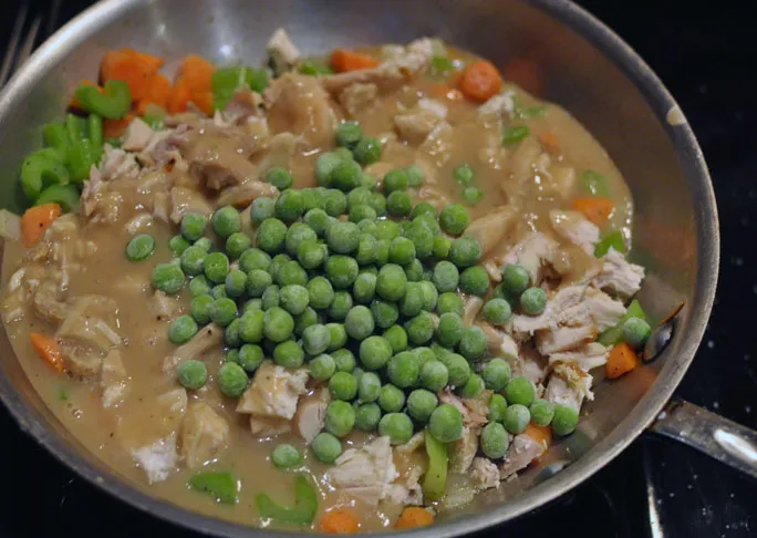 Heart Shaped Chicken Pot Pie