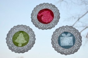 Stained "Glass" Doily Craft