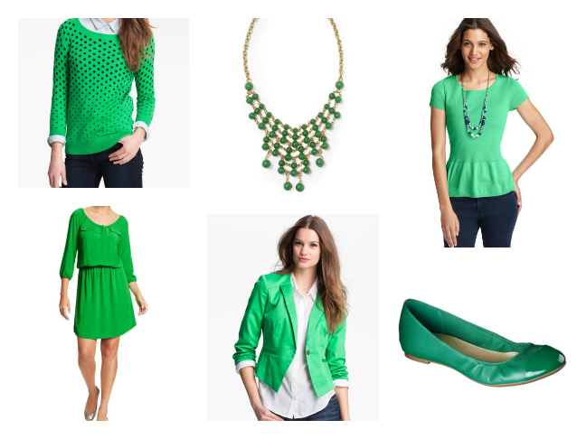Green Fashion for St. Patrick's Day