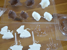 Chocolate Easter Bunnies - Step 6