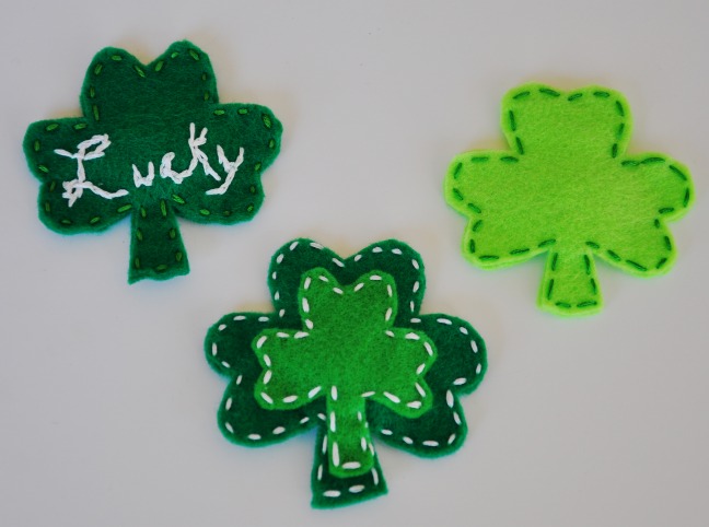 DIY ST PATTYS BARRETTE