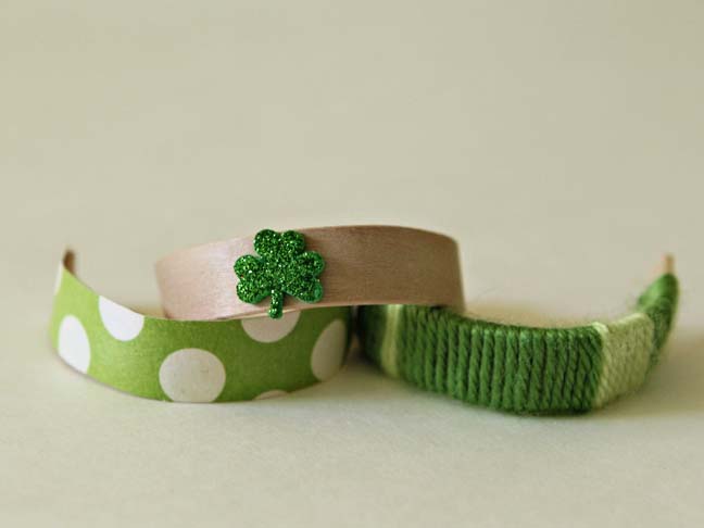 green craft bracelets