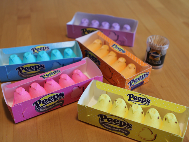 Easter Craft: Peeps Tower