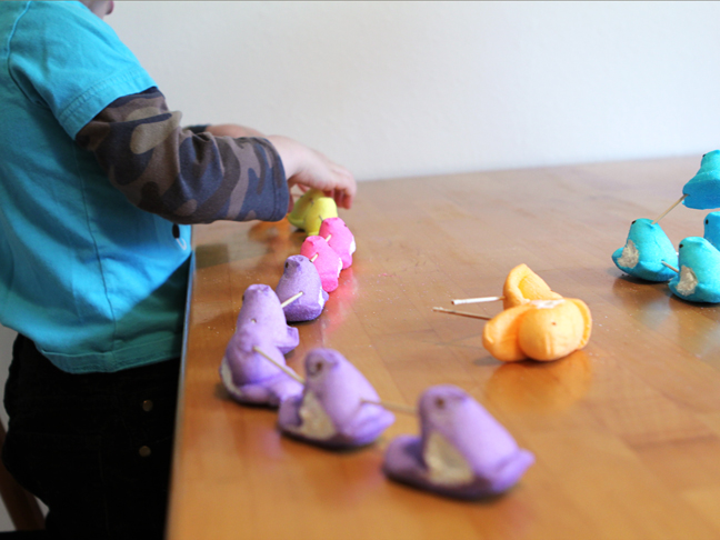 Easter Craft: Peeps Tower