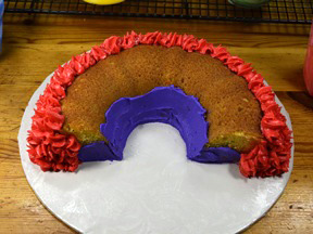Rainbow Cake Recipe - Step 10