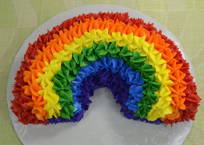Rainbow Cake Recipe - Final