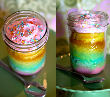 Easter Cake in a Jar
