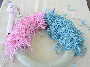 Easter Peeps Wreath - Step 4