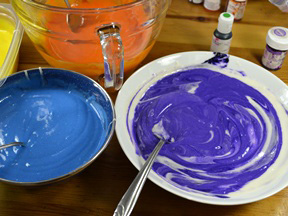 Rainbow Layer Cake - Step 2
