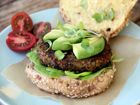 Black Lentil Pumpkin Veggie Burgers - Step 7