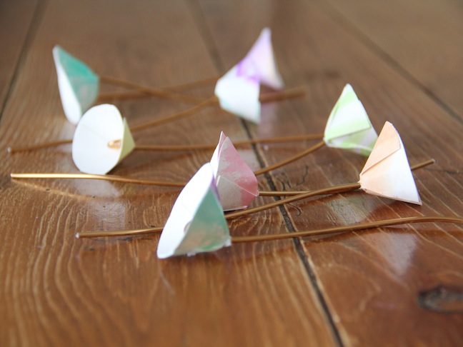 Spring Paper Flowers DIY - Step 9A