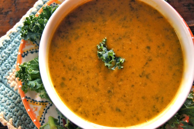 Kale Sweet Potato Soup Recipe