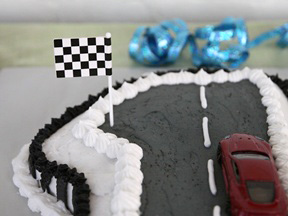 Race Car Cake Recipe - Step 19
