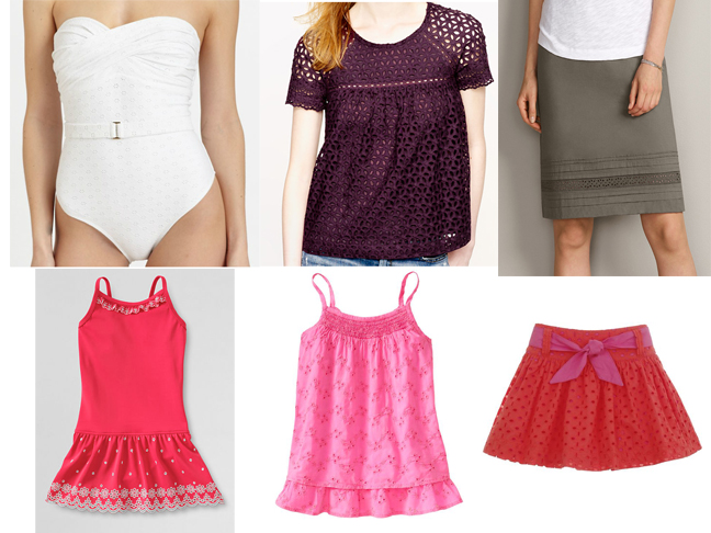Eyelet Outfits for Spring