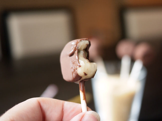 Chocolate Banana Pops Bite