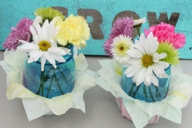 Mason Jar Vase - Final