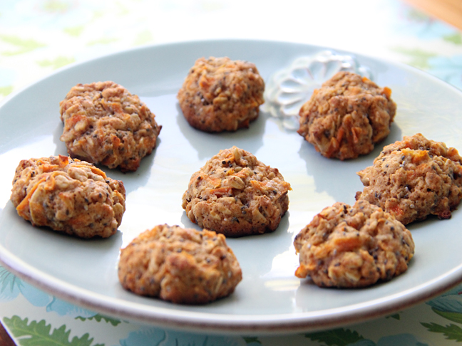 Carrot Oatmeal Cookies