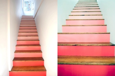 Painted Spectrum Stairs