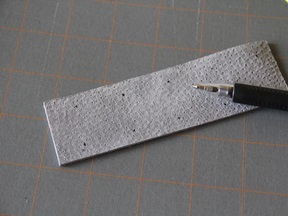 Leather Bookmark Craft - Step 2