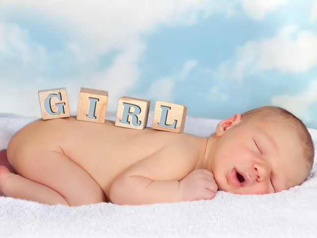 Most popular baby names for girls 2012