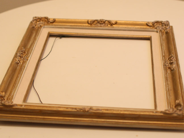 DIY: Framed Jewelry Organizer