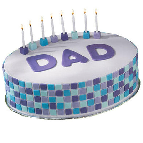 Tile Style Dad Cake - Father's  Day