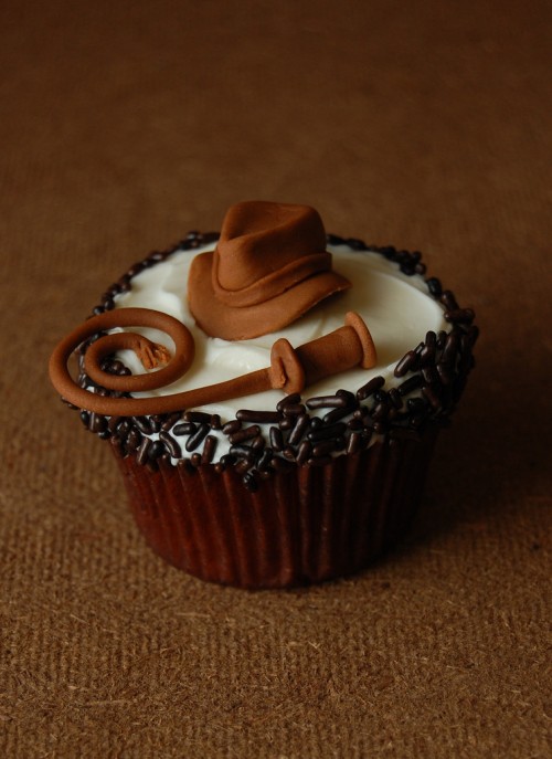 Indiana Jones Cupcake - Father's Day