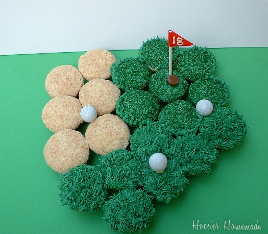 GOlf Cupcakes - Father's Day