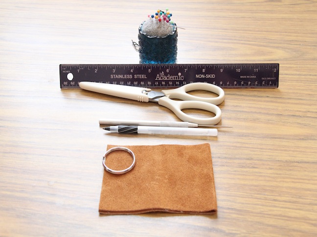 DIY: Leather Key Fob