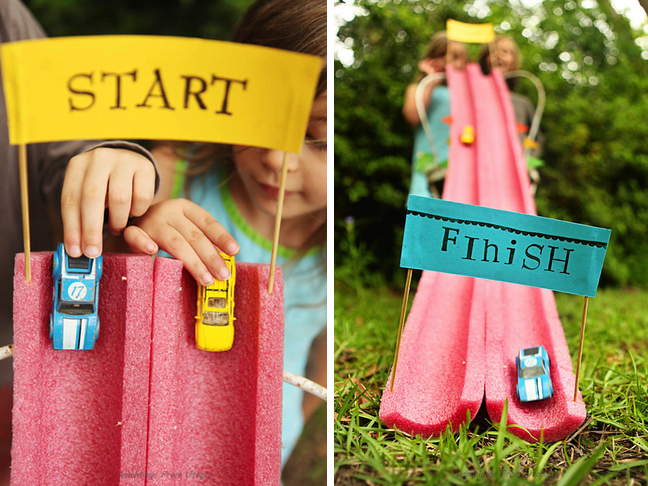 DIY Toy Car Race Track