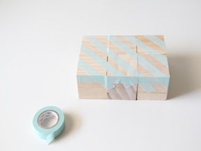 DIY Puzzle Blocks Craft - Step 1