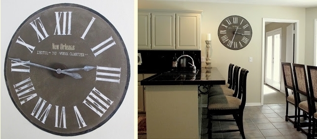 Painted Clock - Home DIYs