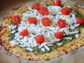 Cauliflower Crust Gluten-Free Pizza - Step 10B