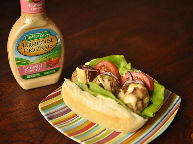 Chipotle Chicken Meatball Sandwich Recipe