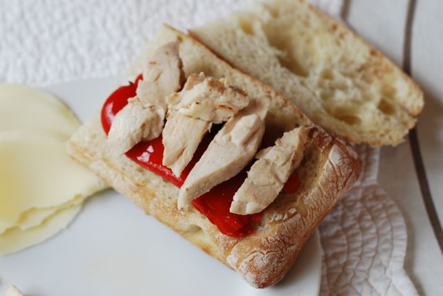 Italian Herbed Chicken Pressed Sandwich - Step 3A