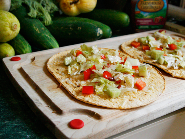 Pomegranate Salad Pizza - Step 4