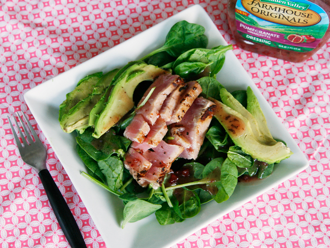 Pomegranate Ahii Tuna Salad