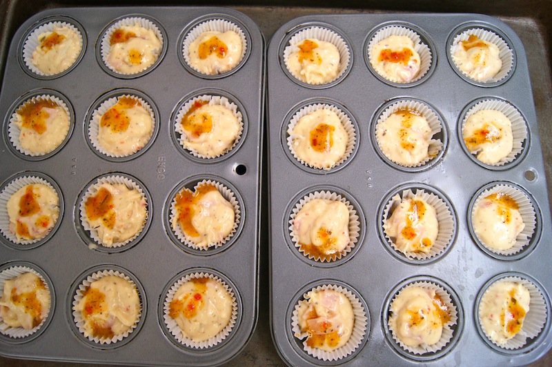 Ham and Cheese Mini Muffins - Step 7A