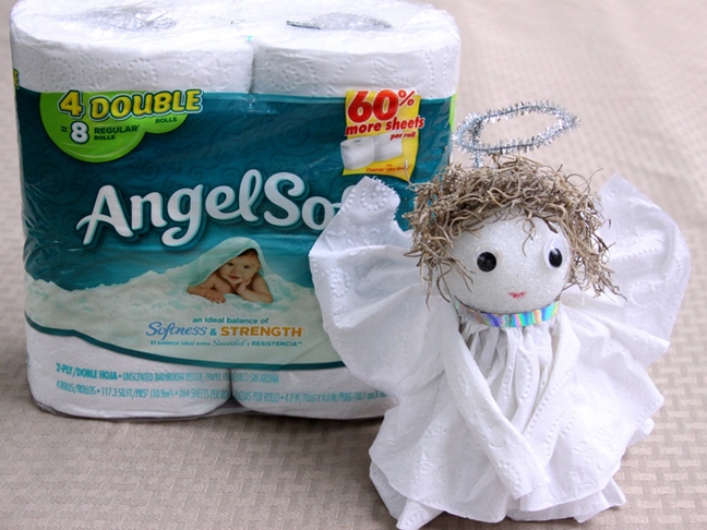 DIY Toilet Paper Angel