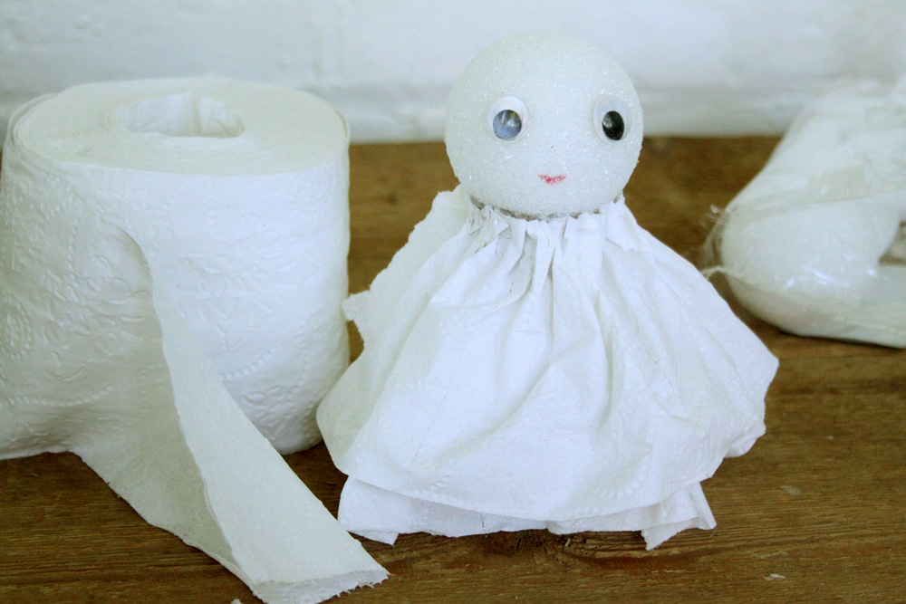 DIY Toilet Paper Angel - Step 6