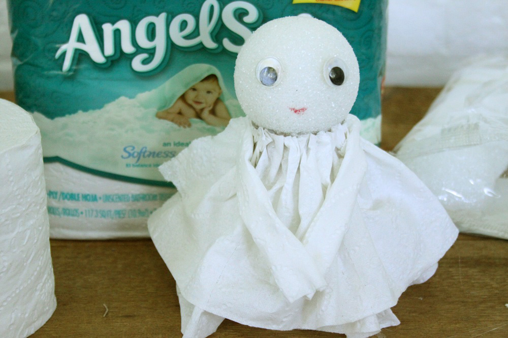 DIY Toilet Paper Angel - Step 8