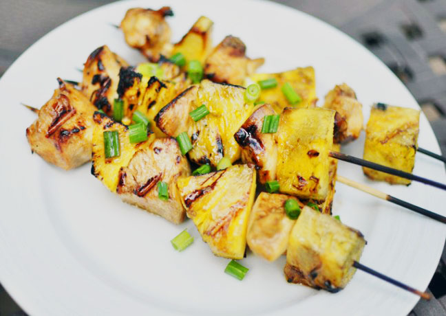 Chicken Pineapple Skewers