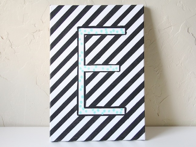 DIY Monogram Art