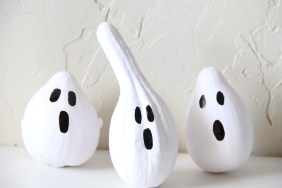 DIY Ghostly Gourds