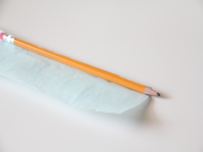 DIY Fringe Pencils - Step 2